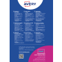 Samolepiace menovky Avery na textil 80x50mm, materiál acetátový hodváb