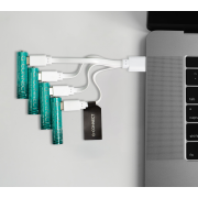 Batérie Q-CONNECT AAA mikrotužkové nabíjateľné USB-C 4 ks