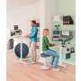 Ergonomická balančná stolička Leitz Ergo na sedenie, svetlo šedá