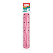 Pravítko KEYROAD, 20cm, ohybné, mix farieb