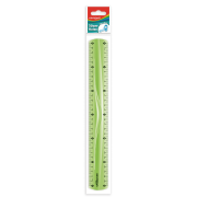 Pravítko KEYROAD, 30cm, ohybné, mix farieb