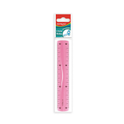 Pravítko KEYROAD, 15 cm, ohybné, mix farieb