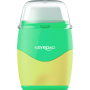 Strúhadlo KEYROAD Pastel color collection! plastové s dvomi otvormi, gumou blister mix farieb