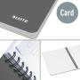 Blok Leitz Office Card A4 90 listov linajkový sivý