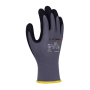 Rukavice pletené, polomáčané DONAU SAFETY Flex, kat. II šedé veľ. 8