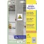 Etikety univerzálne 25,4x10mm Avery A4, silne lepivé 20 hárkov