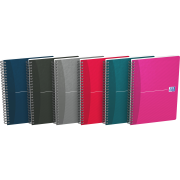 Blok Oxford Essentials, A5, 90 listov, linajkový, mix farieb