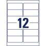 Adresné etikety 99,1 x 42,3 mm, 300 ks, transparentné