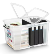 Plastový box s vekom 65l