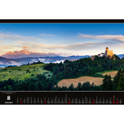 Nástenný kalendár Slovakia Panorama 48,5 x 33,4 cm 2026