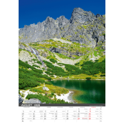 Nástenný kalendár Tatry 31,5 x 45 cm 2026
