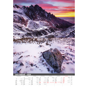 Nástenný kalendár Tatry 31,5 x 45 cm 2026