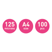 Laminovacie fólie Leitz iLAM UDT A4, 125 mic, 100 ks