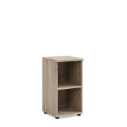 Policová skriňa BASIC, otvorená, 40x40x76,5cm, dub Sonoma