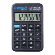 Kalkulačka DONAU TECH K-DT2083-01 vrecková čierna