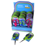 Detské nožnice DONAU Soft Grip ostrá čepeľ, 13 cm, mix farieb, displej 30 ks
