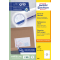 Etikety univerzálne 210x148mm Avery A4 100 hárkov