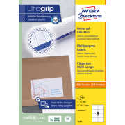 Etikety univerzálne 97x67,7mm Avery A4 100 hárkov