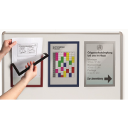 Magnetický DURAFRAME MAGNETIC A4 strieborný