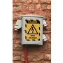 Panel DURAFRAME MAGNETIC SECURITY A4 žlto-čierny