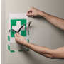 Panel DURAFRAME MAGNETIC SECURITY A4 zeleno-biely