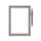 Panel DURAFRAME NOTE A5 strieborný