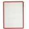 Katalógový panel SHERPA A4 červený