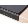 Podložka na stôl s priehľadnou fóliou a ochranou rohu 65x52cm čierna
