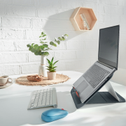 Stojan pod notebook Leitz Cosy zamatový sivá