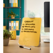 Flipchart stolný sklenený Leitz Cosy teplý žltý