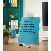 Flipchart stolný sklenený Leitz Cosy kľudný modrý