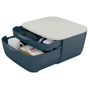 Zásuvkový box Leitz Cosy zamatový šedý