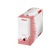 Archívny box Esselte Speedbox 150mm biely/červený