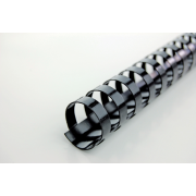 Plastové hrebene GBC 21R 22mm čierne