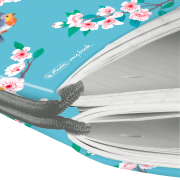 Zošit Herlitz my.book Flex Ladylike A4 2x40 listov linajkový štvorčekový PP Vtáci
