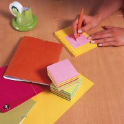 Bloček kocka Post-it 76x76 neónová ružová mix