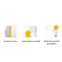 Paraván na plochu stola Akustik, 120 cm, antracit