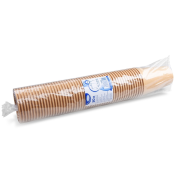 Papierové poháre hnedé kraft Ø 90 mm 420 ml 0,3L (50 ks)