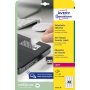 Etikety odolné na špeciálne použitie Avery `šachovnicový vzor` 45,7x21,2mm A4 biele 20 hárkov