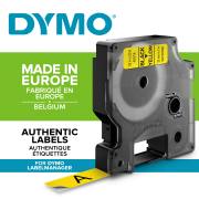 Samolepiaca páska Dymo D1 9 mm žltá/čierna