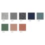 Taburet Chic Lounge, nohy Metallic, látka Synergy LDS 73