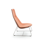 Kreslo Chic Lounge, nohy Metallic, látka Synergy LDS 73