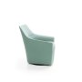 Kreslo Chic celočalúnené, látka Velvet Eucalyptus 193