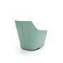 Kreslo Chic celočalúnené, látka Velvet Eucalyptus 193