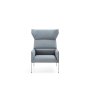 Kreslo Chic celočalúnené, látka Velvet Eucalyptus 193