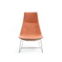 Kreslo Chic celočalúnené, látka Velvet Eucalyptus 193