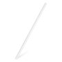 Slamky papierové biele `JUMBO` 8 mm x 25 cm (100 ks)