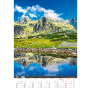 Nástenný kalendár Tatry 2024