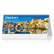 Stolový kalendár Obrázky zo sveta 2024