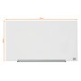 Sklenená tabuľa Nobo Diamond biela 677x381 mm